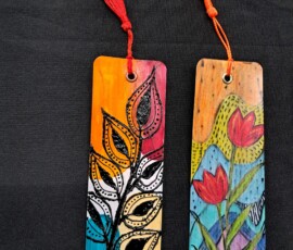 bookmark floral