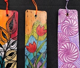 bookmark floral